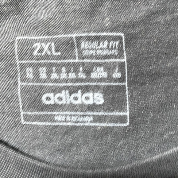 Adidas mens 2XL graphic tee shirt black - Picture 3 of 6